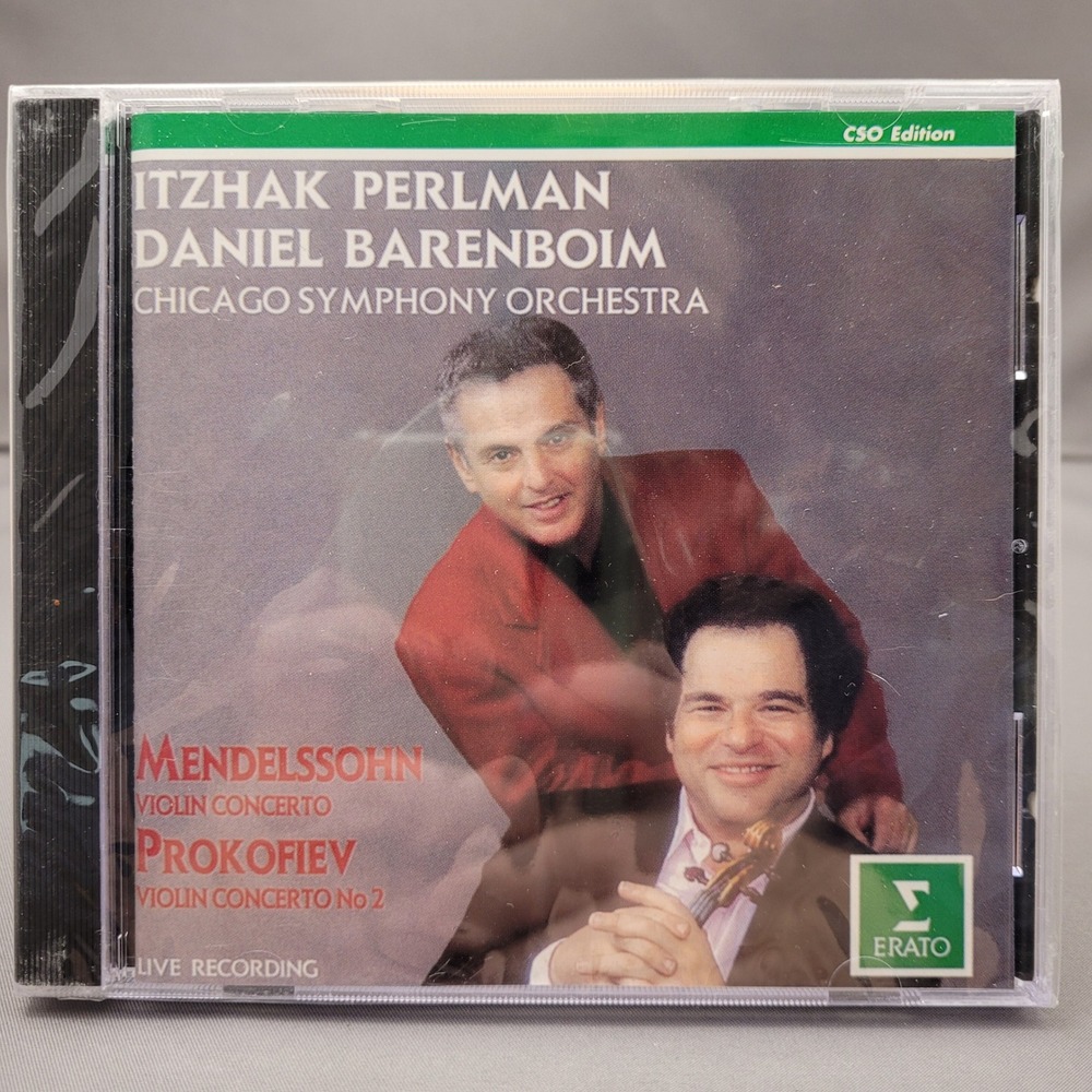 Mendelssohn & Prokofiev Violin Concertos by Itzhak Perlman (CD, 1993)